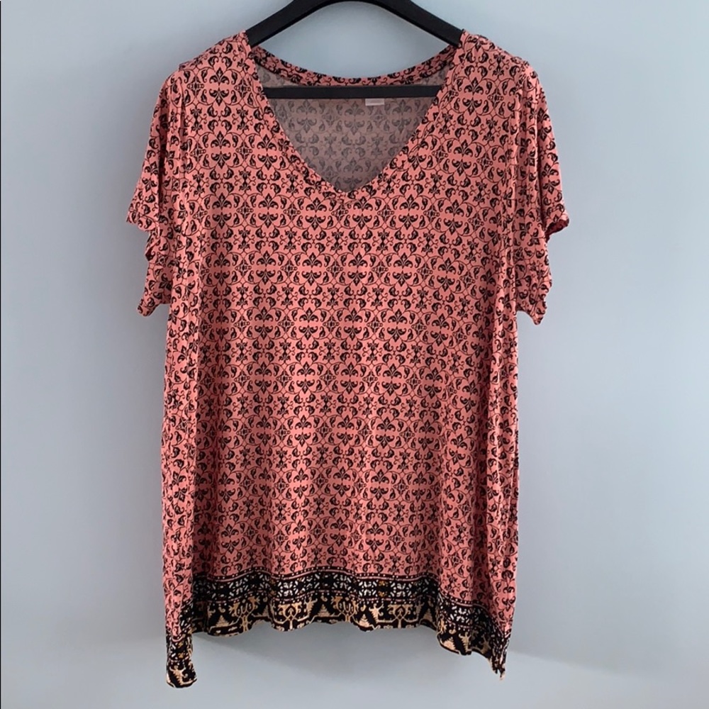 PLUS SIZE pink Indian style top